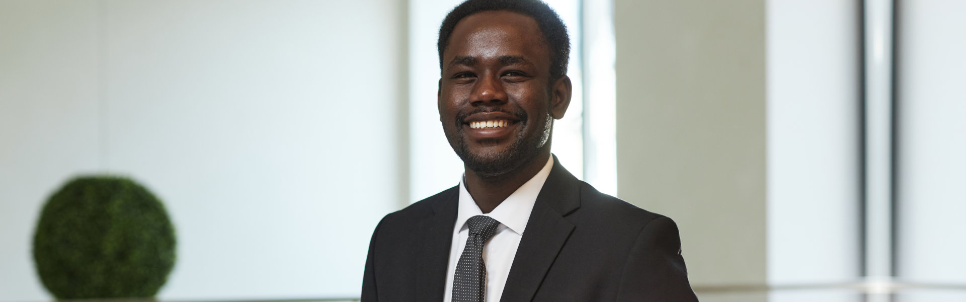 male realtor smiling